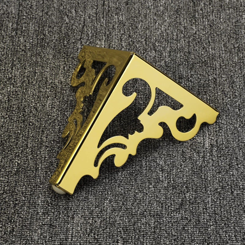 OwnMy 4pcs Metal Furniture Legs Feet, Modern Sofa Cabinet Legs for Repair & Restoration of Dresser, Wardrobe, Tea Table, Worktop Shelves Bed, Weight Capacity of 550 lbs Per Leg (Gold, 15cm/6inch) - Image 5